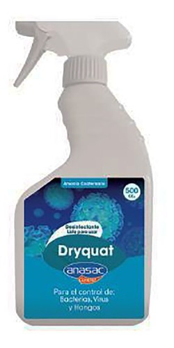 Amonio Cuaternario Dryquat Rociador Listo Con (500 Cc
