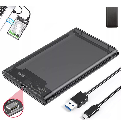 Usb3.1 Carcasa Para Disco Duro Sata Ssd/hdd Externo Portátil