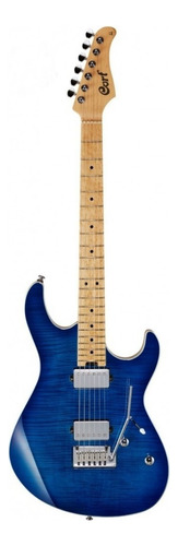 Guitarra Eléctrica Cort G Series G290 Fat De Arce/fresno Bright Blue Burst Burst Con Diapasón De Arce