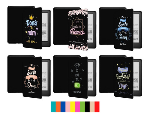 Capa Case Magnética Personalizada Kindle J9g29r 10 Geração