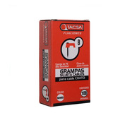 Grampas Sujeta Cable Tacsa N° 8 Clavo De Acero X10 Cajas
