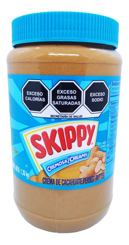 Crema De Cacahuate Cremosa Skippy 1.36 Kg Untable