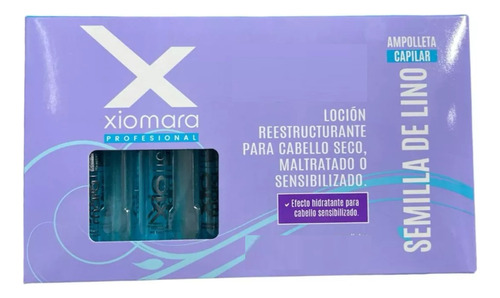 Xiomara Semilla De Lino Tratamiento Revitalizante 12 Amps