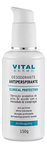 Desodorante Clinical Protection Vital Dermo 150g Fragrância Neutro