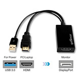 Gofanco 4k X 2k Hdmi Al Adaptador Del Convertidor Displaypor