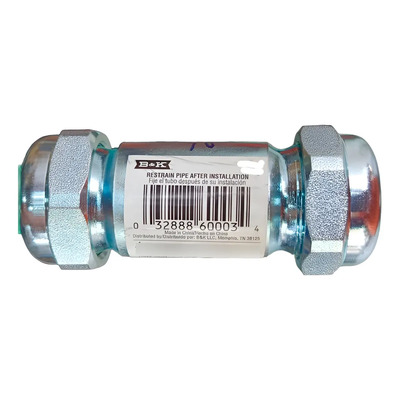 Cople 3/4 Reparación Para Tubo Galvanizado, Pvc Y Tuboplus