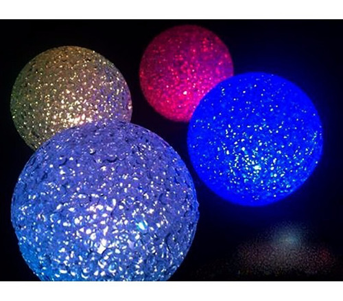 Promo X 2 Velas Led Bola Esferas Decoracion Souvenir Rgb