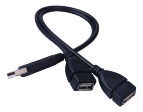 Cable Hub Usb Macho A 2 Usb Hembra Splitter Carga Rapida 2a