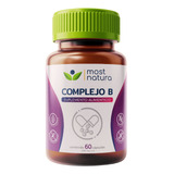 Complejo B Vitamina B1 B2 B3 B6 B12 500m 60 Caps Most Natura