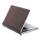 Funda De Cuero Tipo Libro Para Macbook Air Retina 13 