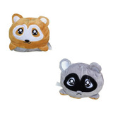 Mapache Beige A Gris, Peluche Reversible