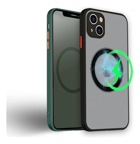Case Luxo Proteção Camera C/ Magsafe P/ iPhone X 11 12 E 13