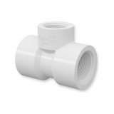 Tee Roscada Pvc 1  X 10 Unidades Sistemas E Irrigaciones