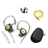 Audífonos Kz Edx Pro Con Mic + Eartips + Cable + Estuche