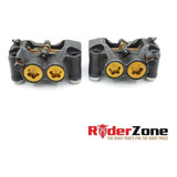 2008 - 2016 Yamaha Yzf R6 Front Brake Calipers Gold Pair Ccd
