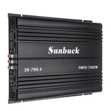 Sunbuck 7900w Amplificador De Audio Para Auto 4 Canales