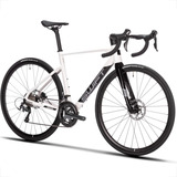 Bicicleta Speed Swift Enduravox Comp 2024 Shimano 20v Disco Cor Branco-preto Tamanho Do Quadro 57[180cm-188cm