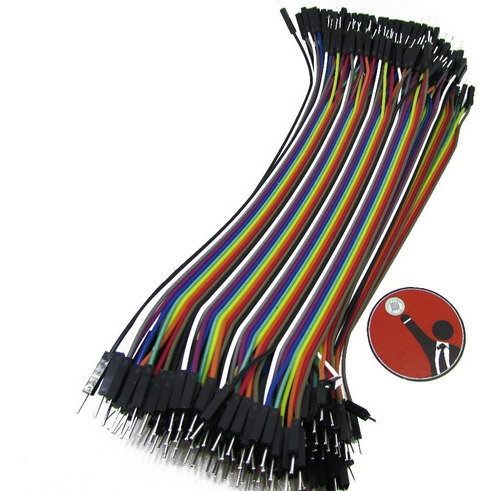 40 Cables 20cm Pack Protoboard Dupont Macho Macho Arduino