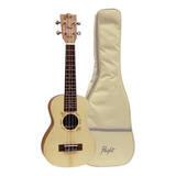 Flight Duc325 Sp/zeb Ukulele Tamaño Concierto Color Blanco