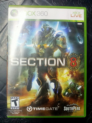 Section 8 Xbox 360 Juego Físico Original 