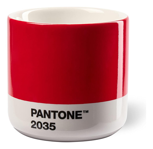 Copenhagen Design Pantone Machiato Cup 100ml, Rojo, Talla Ún