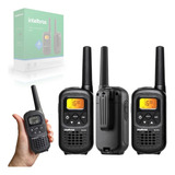 Kit 3 Unidade De Radio Rc4002 Clip Dotcell Pilha Walktalk 