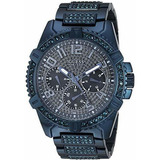 Reloj Guess Para Hombre U0799g6 De Cuarzo Color Azul De