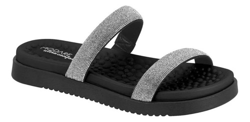 Sandália Feminina Modare Flat Papete Strass 7178.116