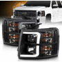 Faros Delanteros Led Smoke Chevrolet Silverado 2007-2015 Chevrolet Silverado