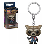 Llavero Funko Pop Keychain Rocket Guardianes De La Galaxia 3