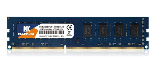 Memoria Ram 4gb Ddr3l-1600 Pc3l-12800u 1.35v Udimm Nansike