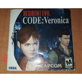 Manual Origina Residen Evil Code Veronica Dreamcast Sega