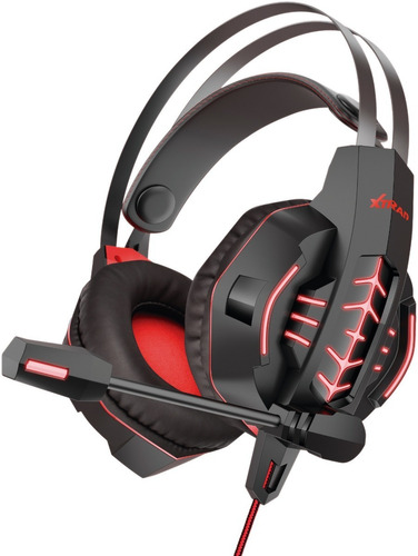 Headset Fone De Ouvido Gamer Com Luz Led Xgame Pro