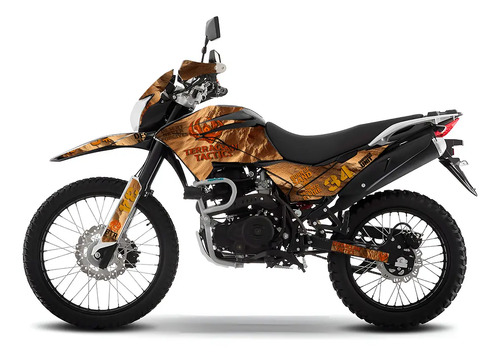 Kit De Stickers Dm250 Camuflaje Dune Hunter + Kit Regalo