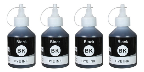 Pack X4 Tintas Negra Refill-ink Btd60 / Bt6001