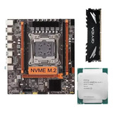 Kit Placa-mãe X99 Ddr4 + Xeon E5-2620 V3 + 32 Gb De Ram