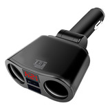 Adaptador Divisor De Enchufe Para Encendedor De Coche De 2 V