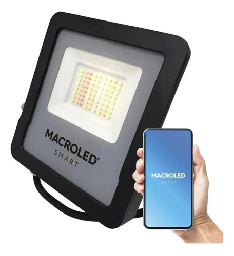 Reflector Ip65 20w Smart Rgb+w Proyector Macroled Pack X3