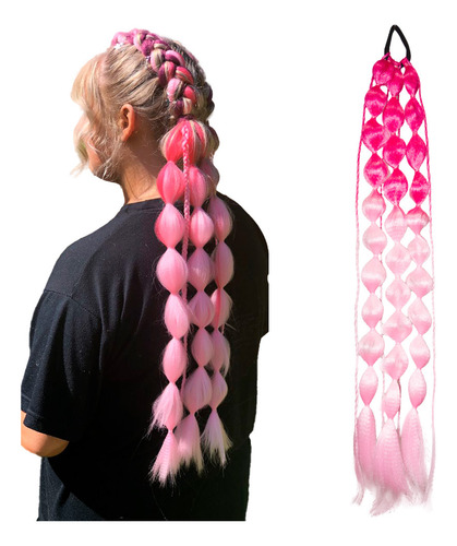 Extensiones Cabello Trenza Burbujas Coleta Rave Festival