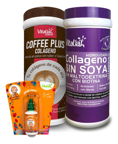 Colágeno Vainilla Y Coffe +monk - g a $68