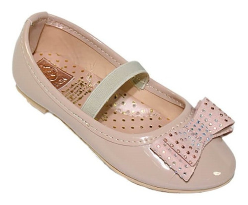 Flat Balerina Casual Leon Mujer Dama Charol 2040 T 13-26