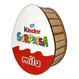 1 Huevo Kinder Cajita Sorpresa Madera Mdf Personalizado