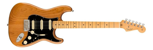 Guitarra Eléctrica Fender American Professional Ii Stratocaster Hss De Pino Roasted Pine Brillante Con Diapasón De Arce