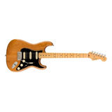 Guitarra Eléctrica Fender American Professional Ii Stratocaster Hss De Pino Roasted Pine Brillante Con Diapasón De Arce