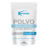 Polvo Decolorante Ultra Rapido Keratotek Celeste X 700 Gr