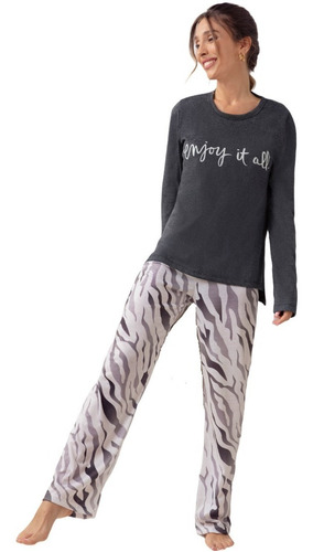 Pijama De Invierno Mujer Algodón Lencatex 22318