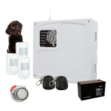 Kit Alarma Casa+ 3 Sensores Pet+ Control+ Sirena+ Batería 