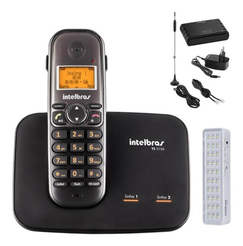 Kit Aparelho Telefone 2 Linhas Tecnologia Chip 3g  Celular