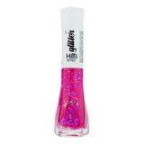 Esmalte Hits Glitter Jelly 8ml 5free Efeito Gelatina Escolha Cor Cherry Jelly