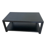 Mesa Ratona Living Mod Tavoline Linea Total Black Industrial